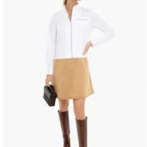 Tuckernuck Suede Delfina Shirt Dress NWT XS cute